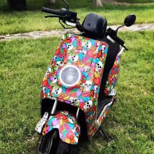 Motorcycle shell transfer effect
